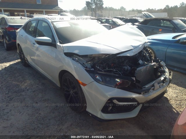 honda civic hatchback 2021 shhfk7h41mu206213