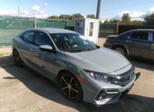 honda civic hatchback 2021 shhfk7h41mu227546