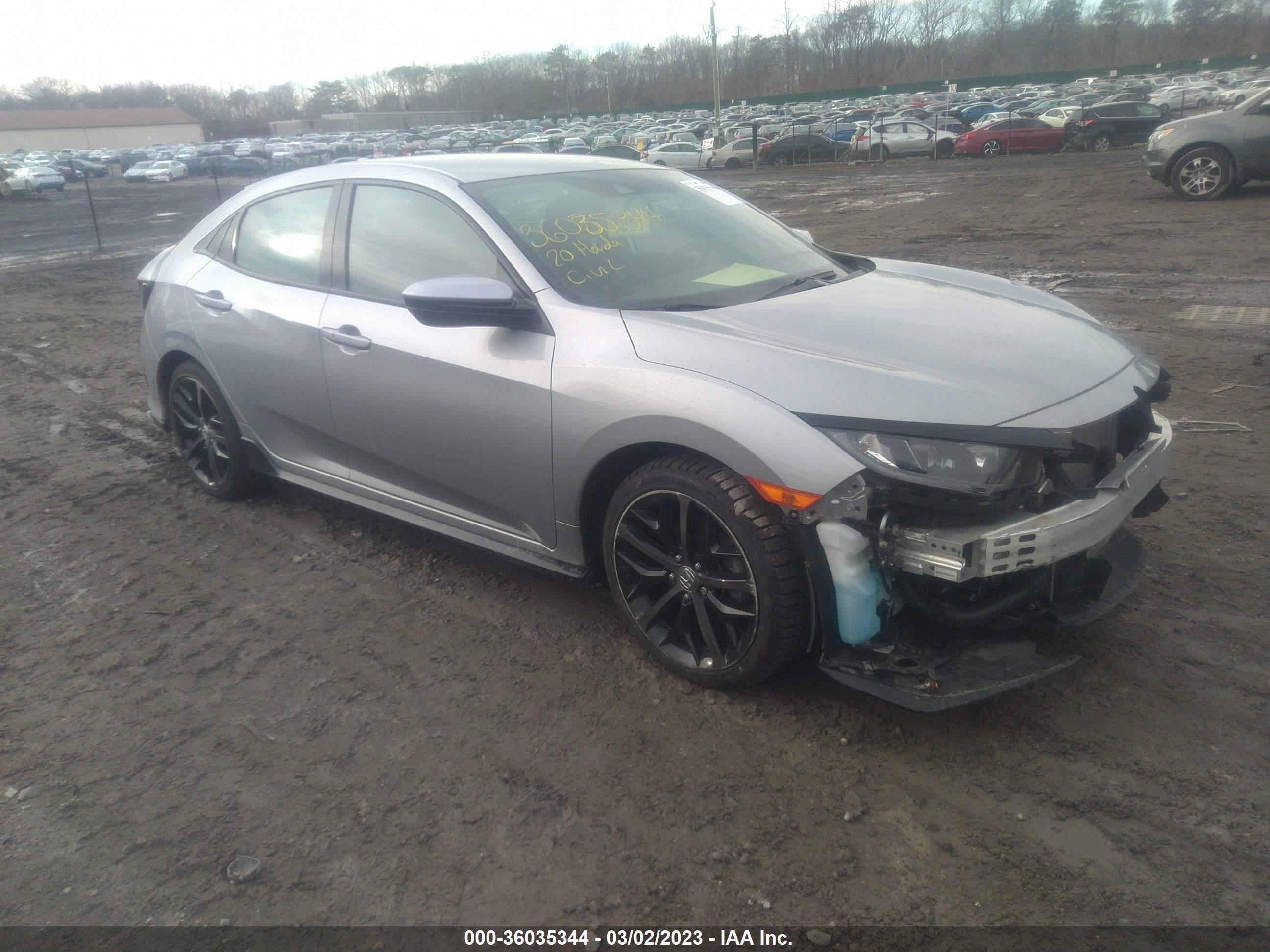 honda civic 2020 shhfk7h42lu414664