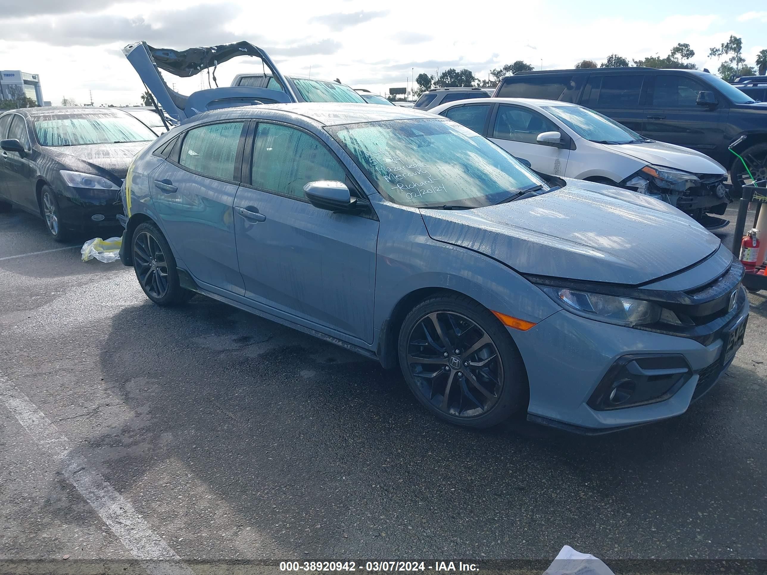 honda civic 2021 shhfk7h42mu402211