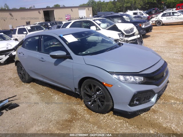 honda civic hatchback 2019 shhfk7h43ku219011