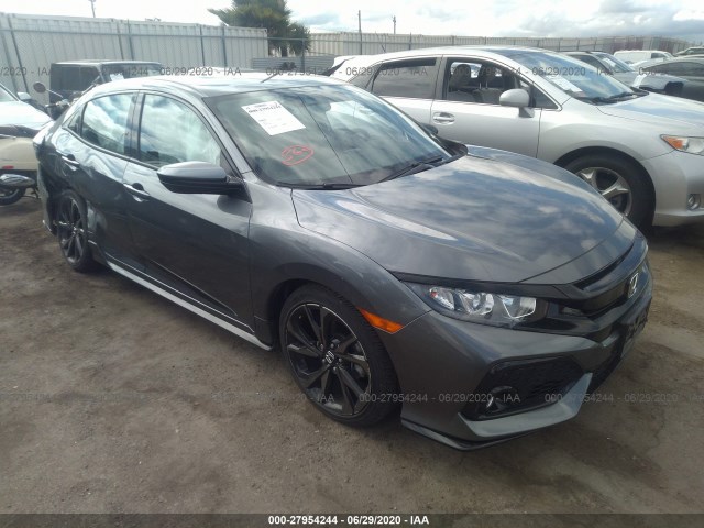 honda civic hatchback 2019 shhfk7h43ku407642