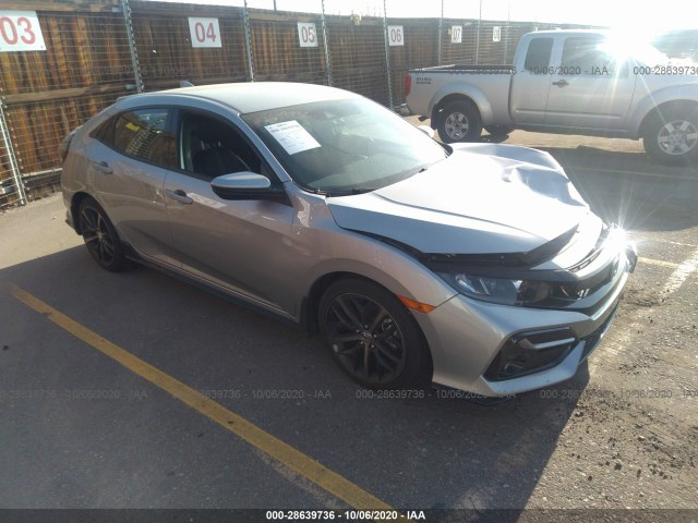 honda civic hatchback 2020 shhfk7h43lu221312