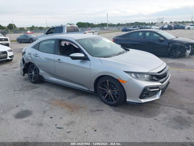 honda civic 2021 shhfk7h43mu214474