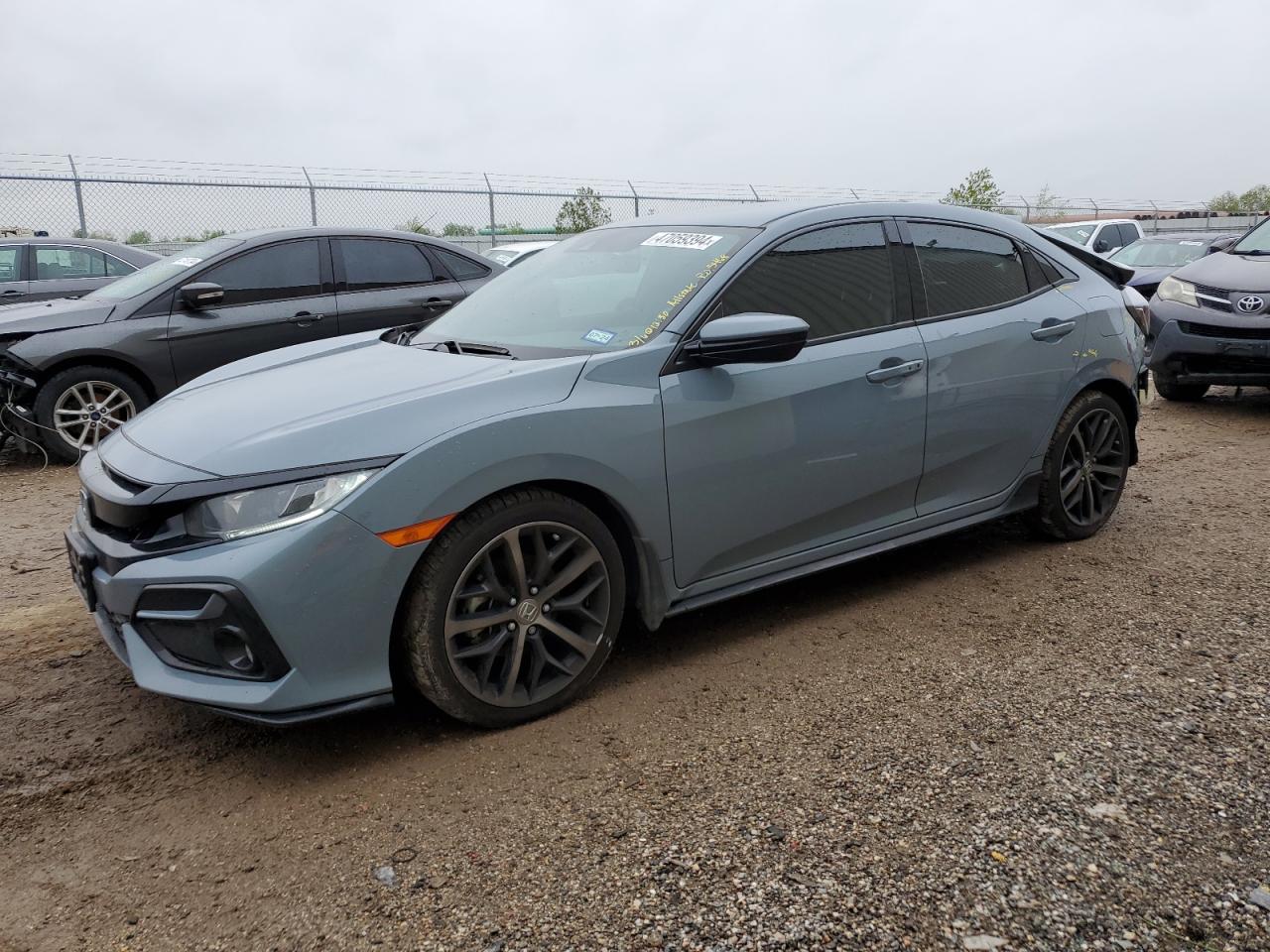 honda civic 2021 shhfk7h43mu225684