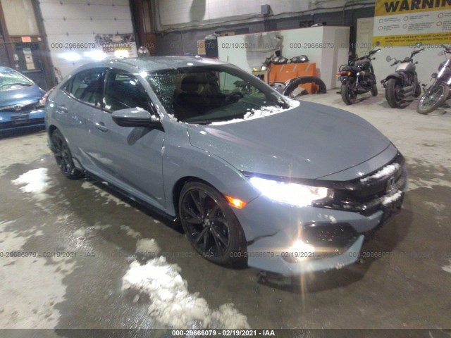 honda civic hatchback 2018 shhfk7h44ju410466