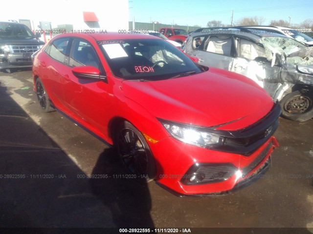 honda civic hatchback 2019 shhfk7h44ku213170