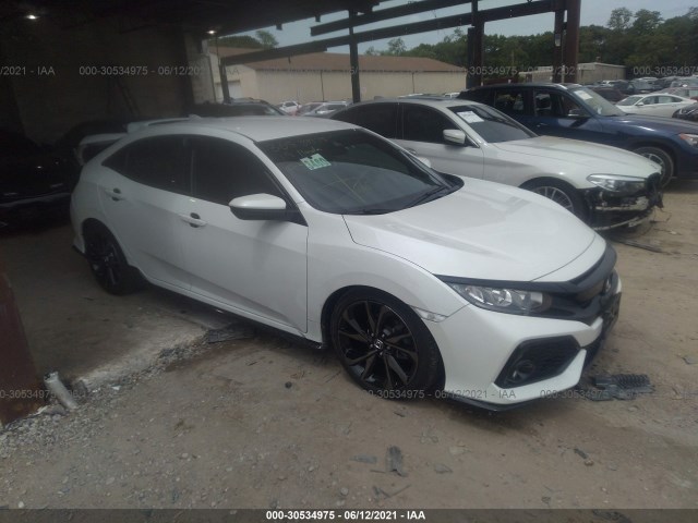 honda civic hatchback 2019 shhfk7h44ku404393