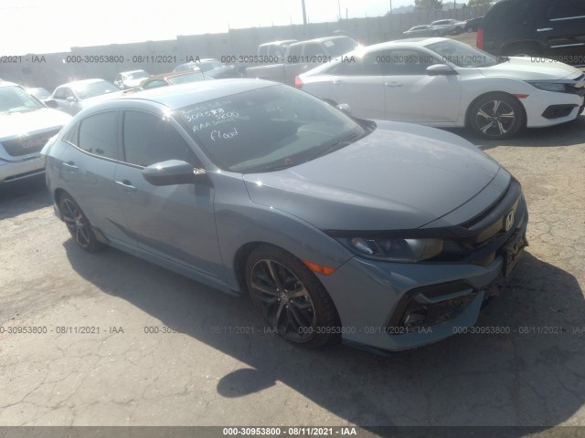 honda civic hatchback 2020 shhfk7h44lu402323