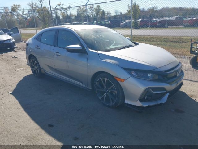 honda civic 2021 shhfk7h44mu417065