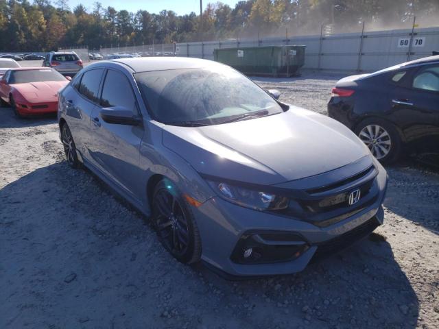 honda civic hatchback 2021 shhfk7h44mu425814