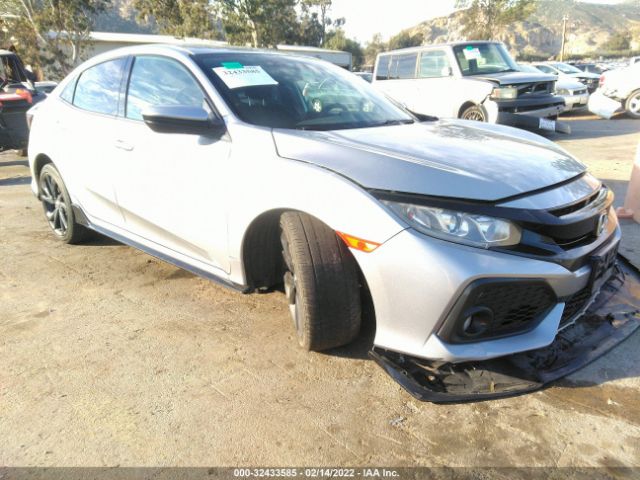 honda civic hatchback 2019 shhfk7h45ku404001