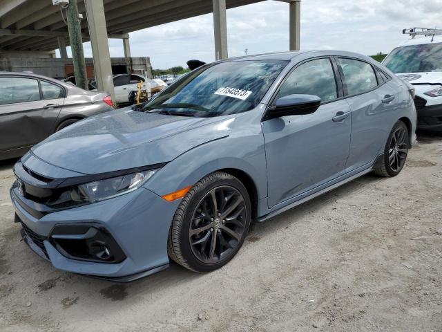 honda civic 2021 shhfk7h45mu219188