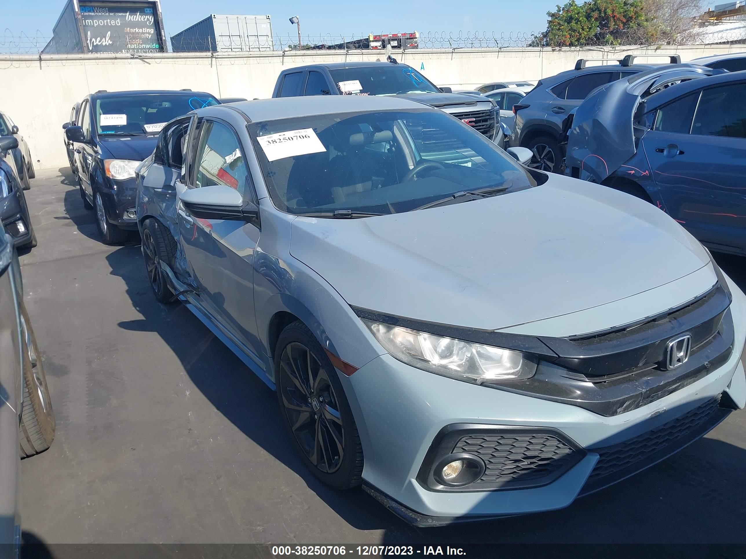 honda civic 2017 shhfk7h46hu419678