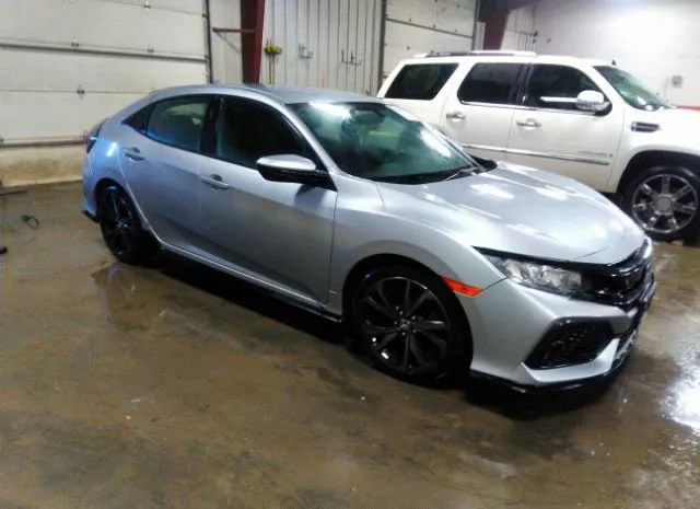 honda civic hatchback 2018 shhfk7h46ju214335