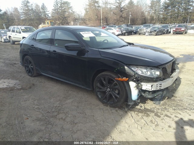 honda civic hatchback 2018 shhfk7h46ju410923