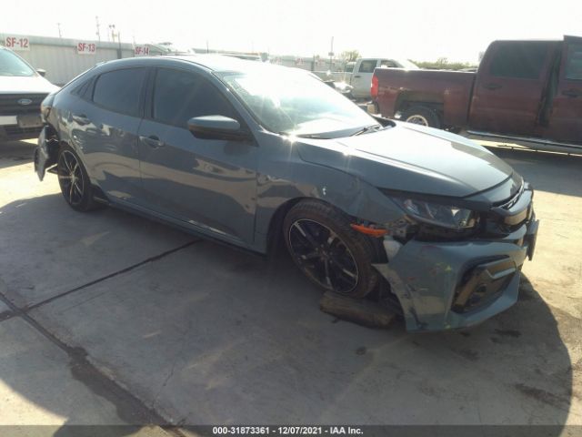 honda civic hatchback 2021 shhfk7h46mu203288