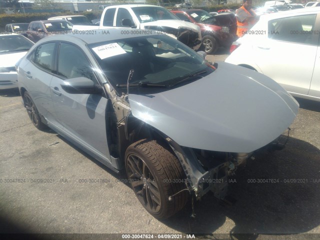 honda civic hatchback 2021 shhfk7h46mu403846