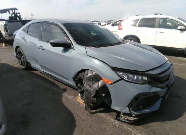 honda civic hatchback 2017 shhfk7h47hu416708