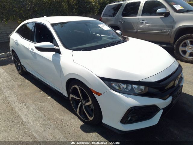 honda civic hatchback 2017 shhfk7h47hu426543