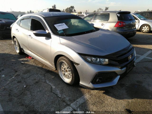 honda civic hatchback 2018 shhfk7h47ju404998