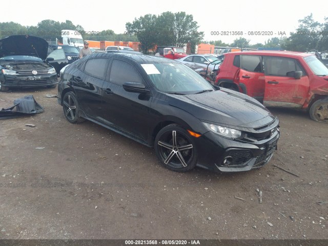 honda civic hatchback 2017 shhfk7h48hu402526