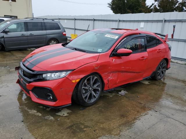 honda civic hatchback 2018 shhfk7h48ju421924