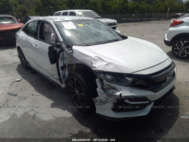 honda civic hatchback 2020 shhfk7h48lu210726