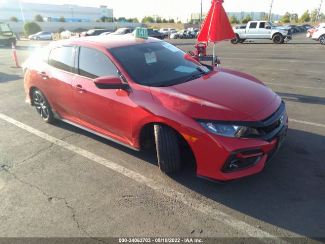 honda civic hatchback 2020 shhfk7h48lu417388