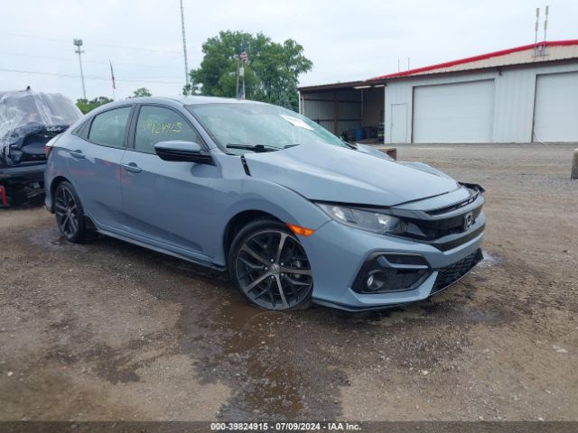 honda civic 2021 shhfk7h48mu214387