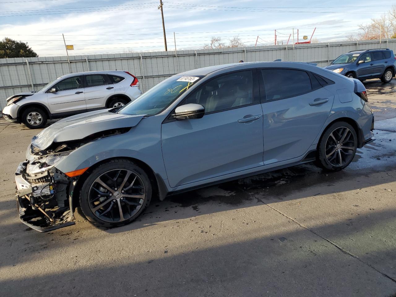 honda civic 2021 shhfk7h48mu226796