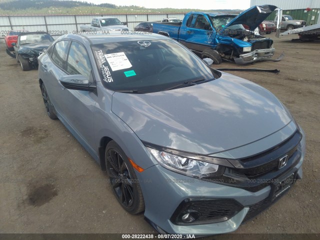 honda civic hatchback 2019 shhfk7h49ku419780