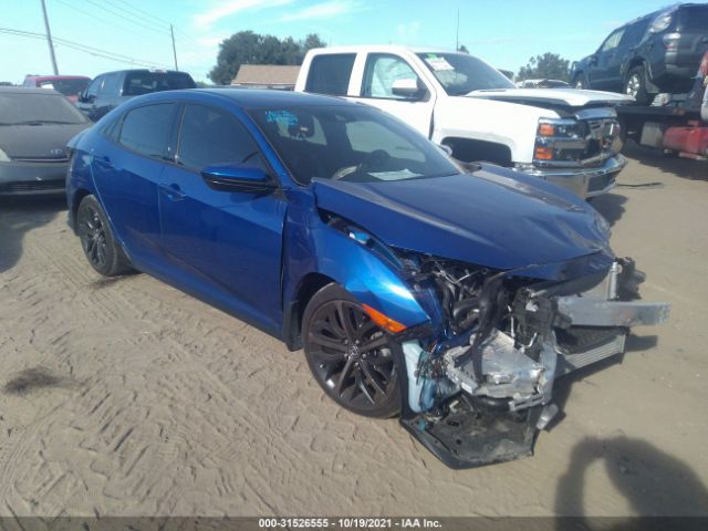 honda civic hatchback 2020 shhfk7h49lu217006