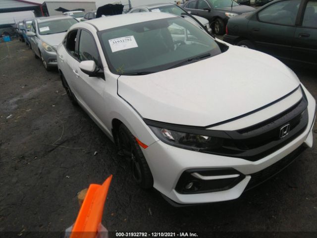 honda civic hatchback 2021 shhfk7h49mu223860