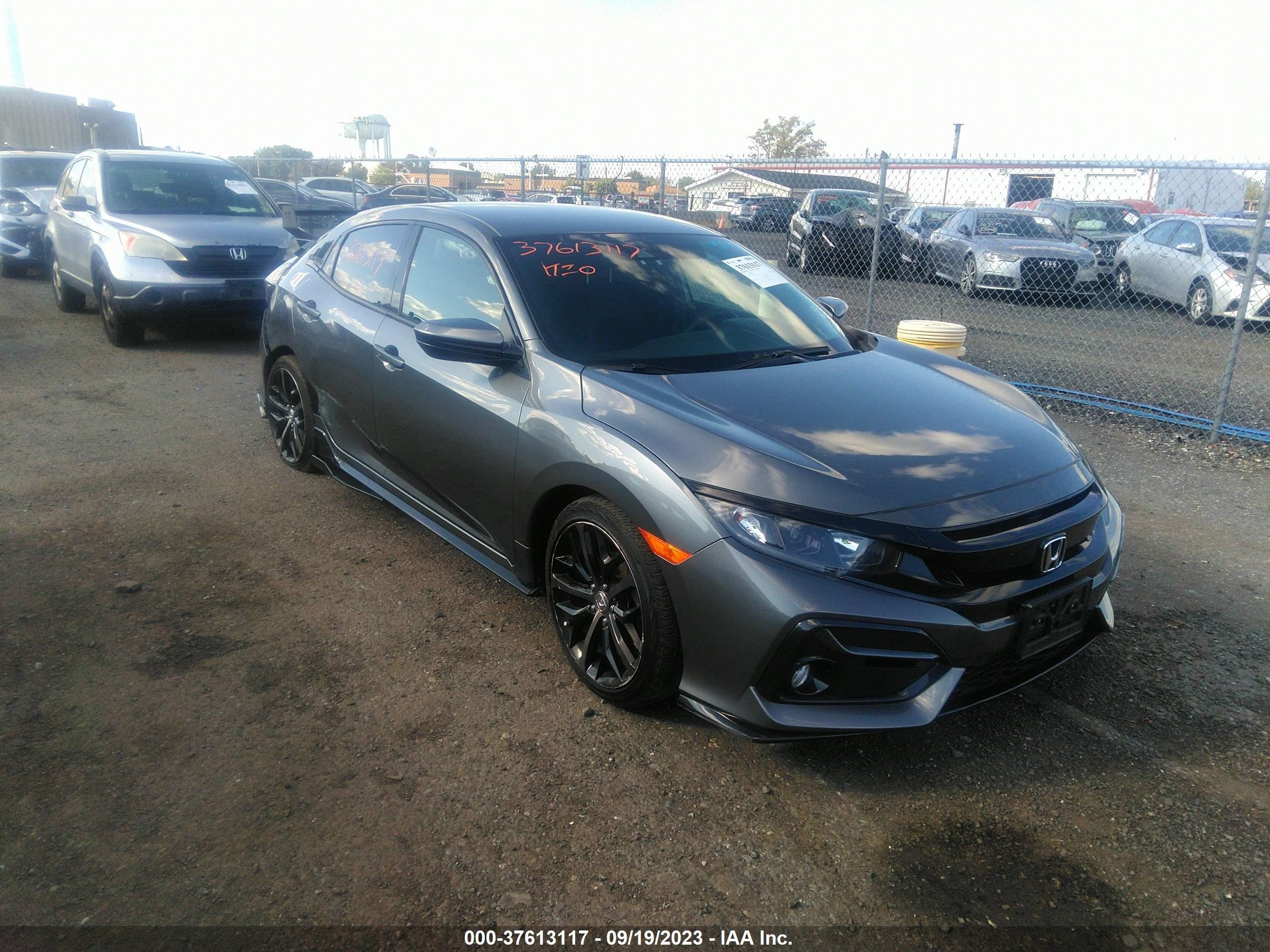 honda civic 2021 shhfk7h49mu425758