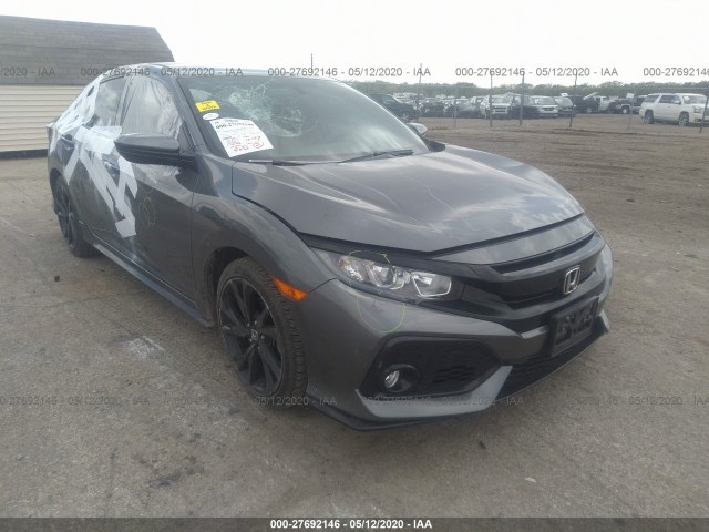 honda civic hatchback 2017 shhfk7h4xhu206717