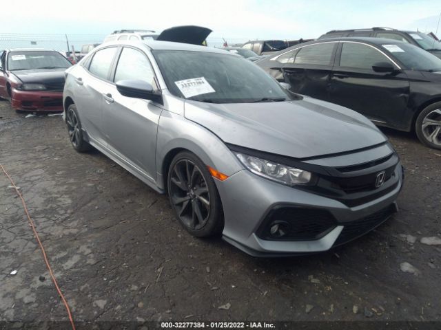 honda civic hatchback 2017 shhfk7h4xhu232346