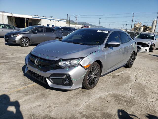 honda civic hatchback 2020 shhfk7h4xlu421149