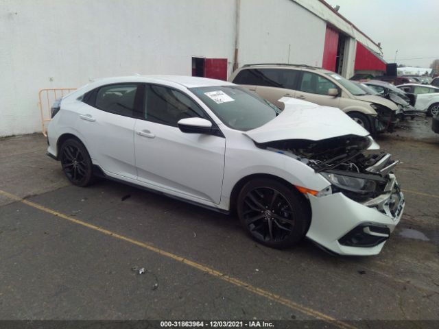 honda civic hatchback 2021 shhfk7h4xmu419158