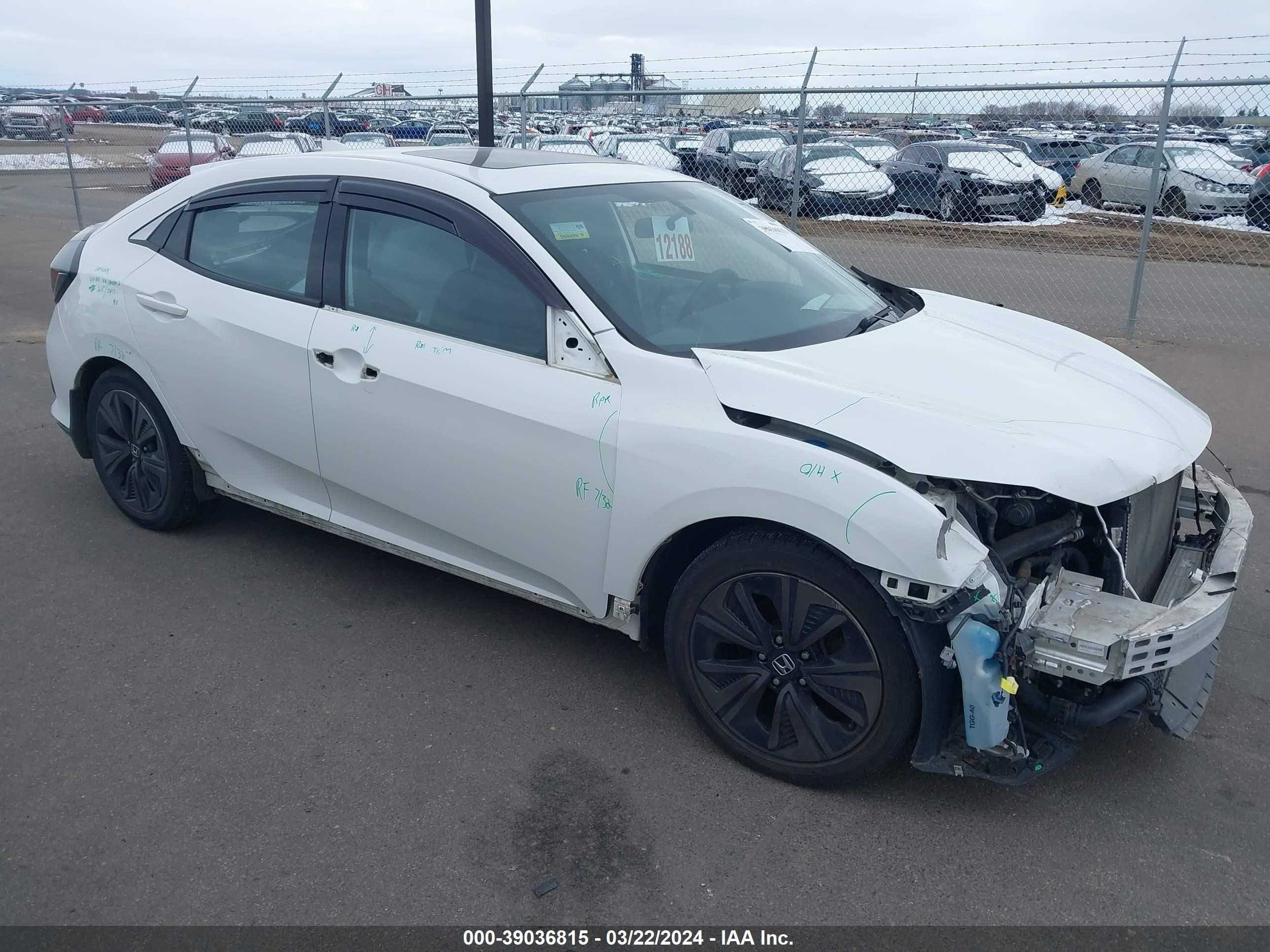 honda civic 2017 shhfk7h50hu217122