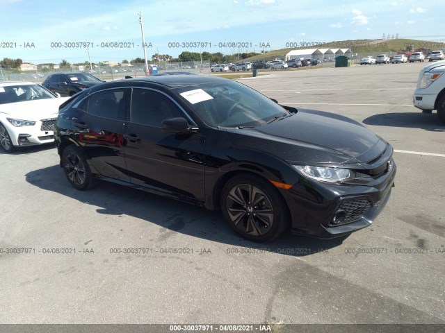 honda civic hatchback 2018 shhfk7h50ju235237