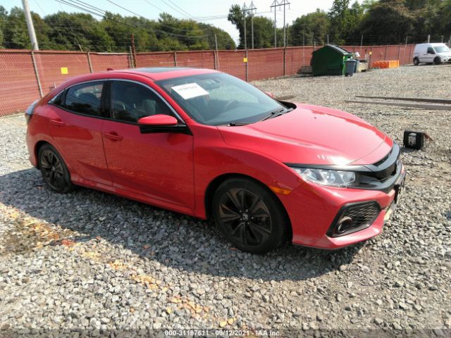 honda civic hatchback 2018 shhfk7h51ju420543