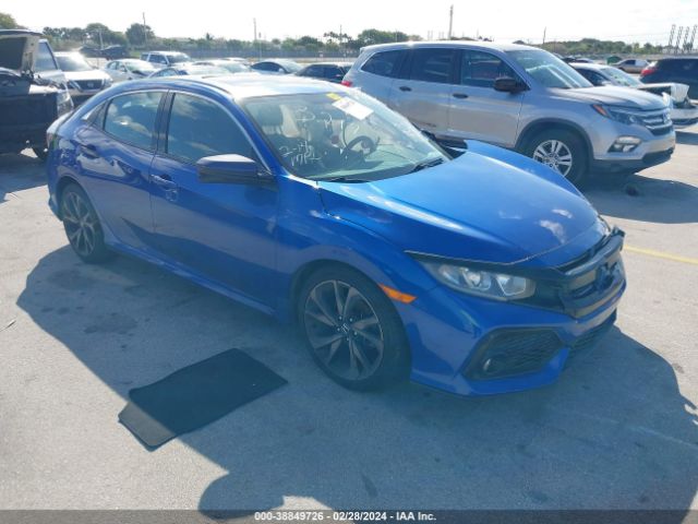 honda civic 2017 shhfk7h53hu233217