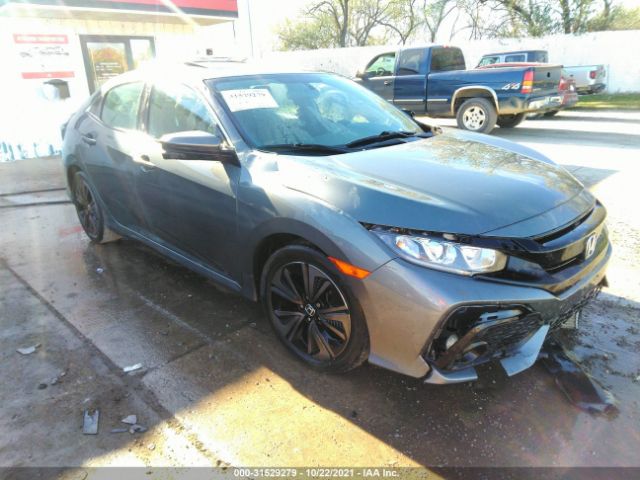 honda civic hatchback 2017 shhfk7h55hu221294