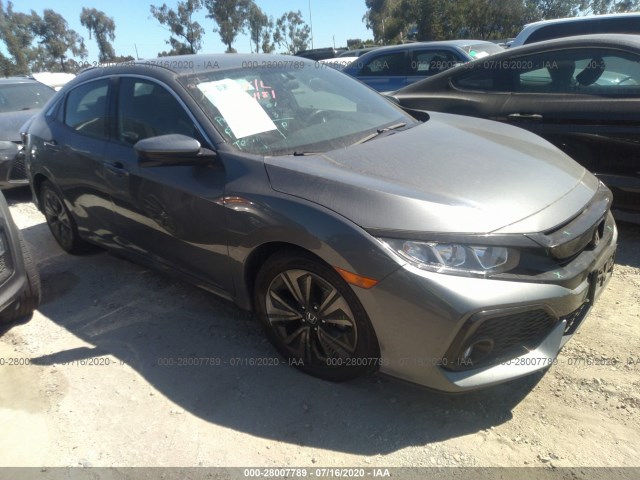 honda civic hatchback 2018 shhfk7h55ju401476