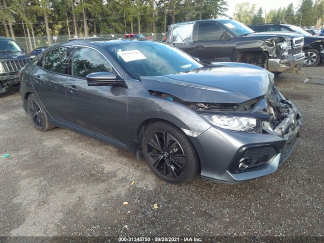 honda civic hatchback 2017 shhfk7h57hu408522