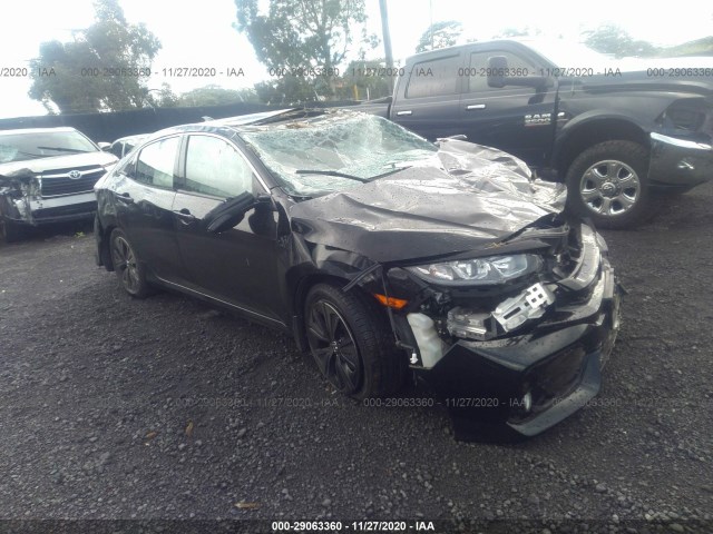 honda civic hatchback 2018 shhfk7h57ju225904