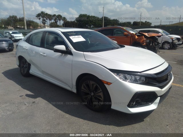 honda civic hatchback 2018 shhfk7h58ju222011