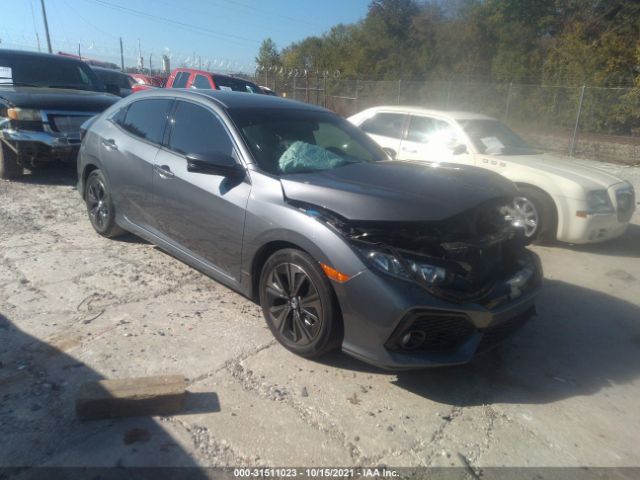 honda civic hatchback 2018 shhfk7h58ju222140