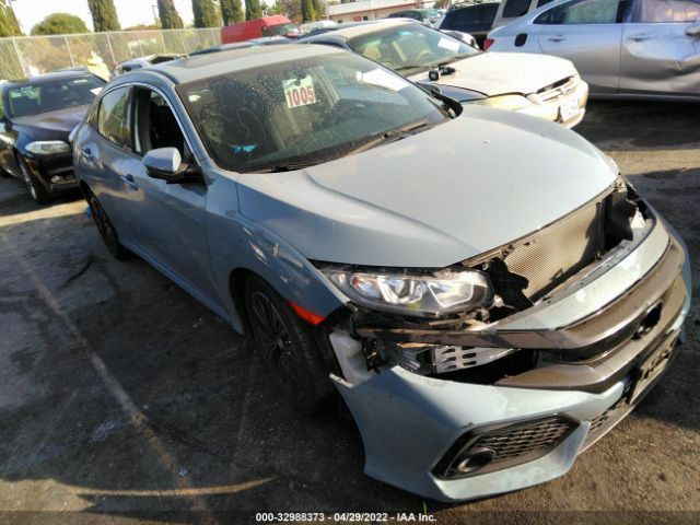 honda civic hatchback 2017 shhfk7h59hu419781